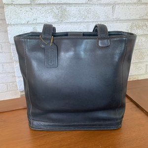 Vintage Coach 9305 Bleecker Bucket Tote Legacy Bag in Black